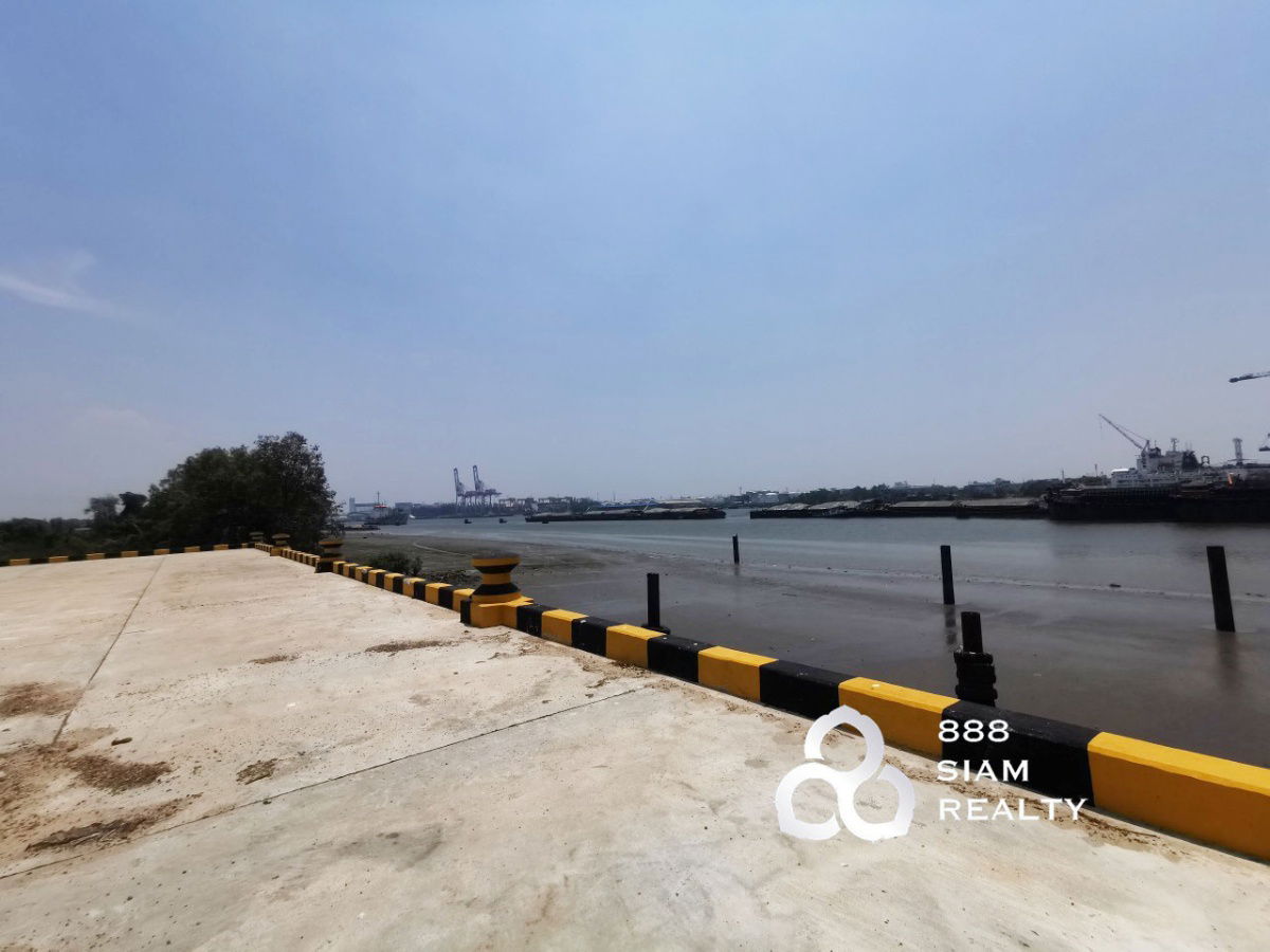 picture For sale!! Land with a pier, next to the Chao Phraya River. - 6/13