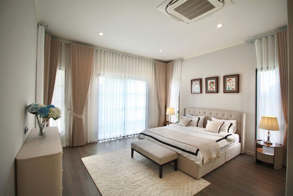 picture Call : 096-993-9879 Setthasiri Bangna Km.10 Project, a luxurious detached house, corner unit, 102 sq.wa, 5 Beds, 6 Baths - 5/14