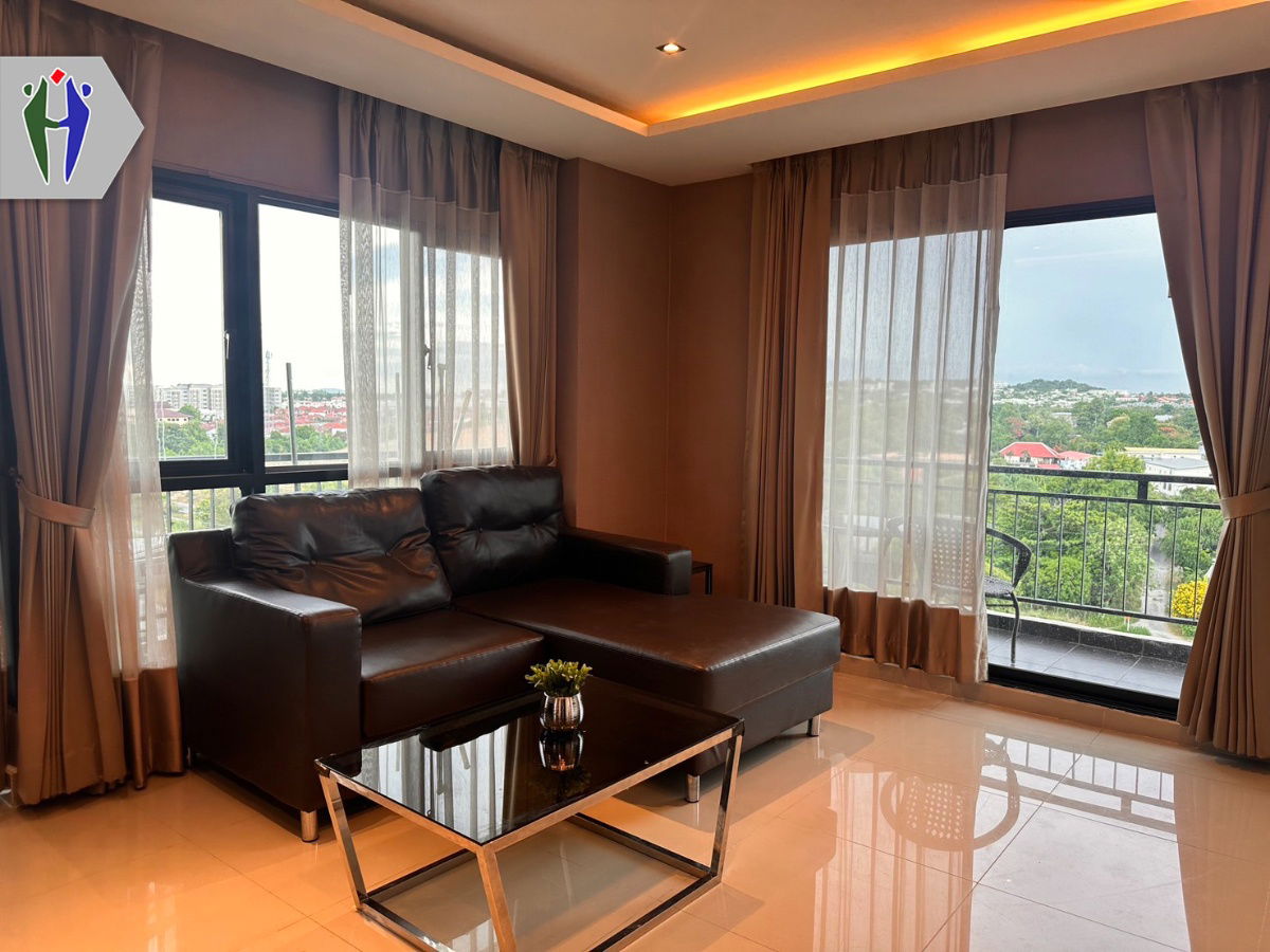 picture Condo 51 sqm Corner unit, High Floor for Rent Close to South Pattaya.  - 3/10