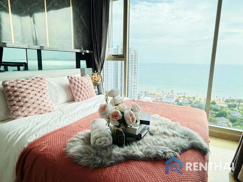 Luxurious 1bed Fully Furnished Condo at The Riviera Jomtien, Pattaya - Rooftop Pool & Gym