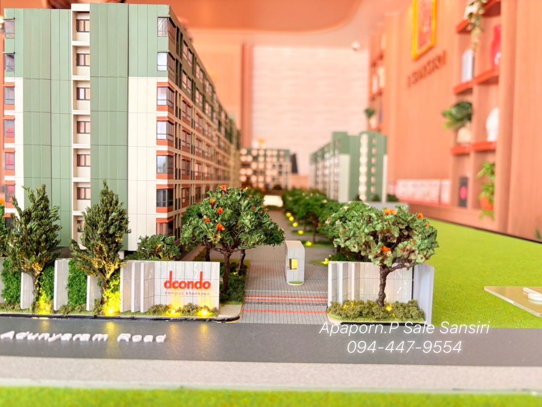 รูป ขาย Dcondo Campus Khonkaen ใกล้ ม.ขอนแก่น เพียง 750 เมตร ราคาเริ่มต้น 1.49 MB ซื้อตรงกับเซลล์แสนสิริ - รูปที่ 21/22