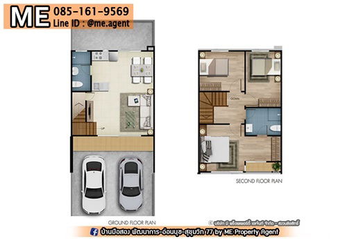 picture Rent Newly Renovated house! Villette Lite Pattanakarn 38  Ready to move in, near Airport Link Hua Mak and near BTS On Nut, Tel 064-954-9619 (RTG36-19) - 27/27