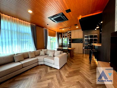 Houses for rent BTS Udom Suk : 🔼🔽 AccomA 📩  4 BR House @Manthana Bangna Wongwaen (AA44358)
