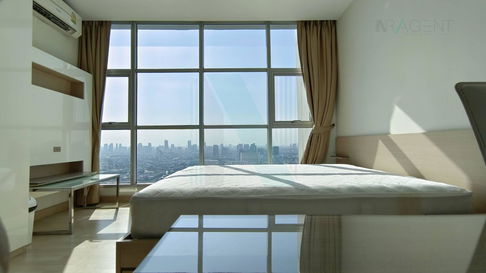 ขายคอนโด ริทึ่ม รัชดา 1ห้องนอน ชั้น37 อาคารA ใกล้  โรบินสัน