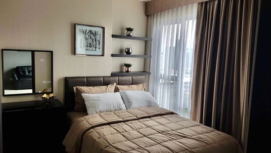 รูปภาพ ***Condo for rent : Rhythm Asoke1  2 Bathrooms 1 Bed Corner room Nice decorated Fully furnished near mrt Rama9***