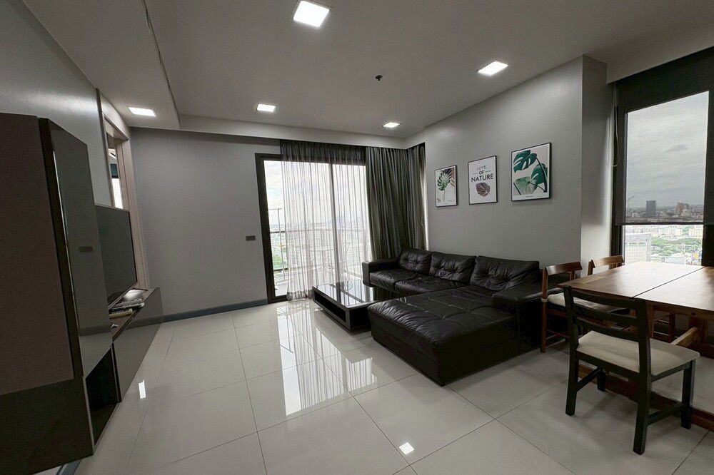 picture 🔥 For Rent !! pet friendly !! 🔥 Code C20230113215..........M Phyathai, 2 bedroom, 2 bathroom, high floor 27++, furnished, ready to move in 📣📣 - 5/17