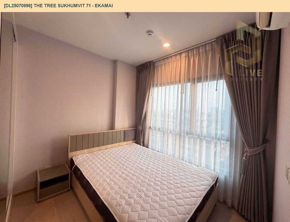 รูป DL25070996 ให้เช่าคอนโด เดอะ ทรี สุขุมวิท 71 - เอกมัย (The Tree Sukhumvit 71 - Ekamai) ใกล้ สายสีส้ม พร้อมเข้าอยู่ โทรด่วน 0638692663 LineID @534wlwof - รูปที่ 2/9