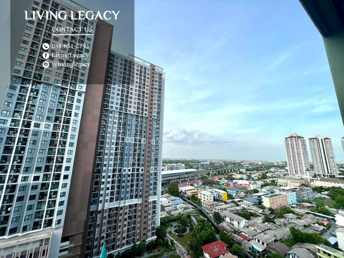 picture SJ24QL Condo For Rent Lumpini Place Srinakarin - Huamark Station 26 Sq.M. Floor 17 line id : @livinglegacy - 9/10