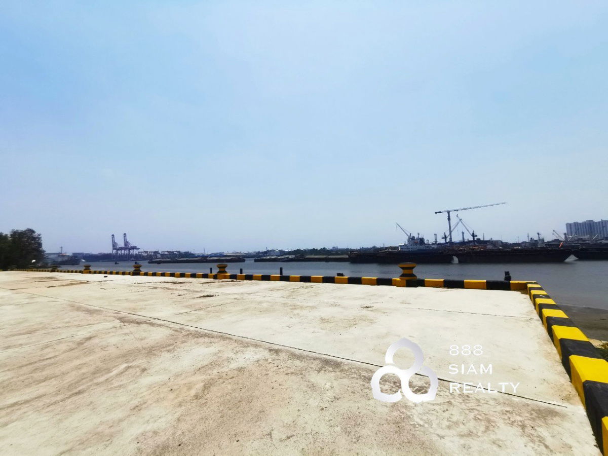 picture For sale!! Land with a pier, next to the Chao Phraya River. - 7/13