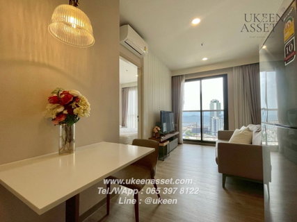 รูปภาพ UK01-008 For rent KEEN Centre Sriracha Condo 40 sq m. (1 bedroom) 12A floor, city view, beautiful and eye-catching. Free cleaning maid 2 times/week!