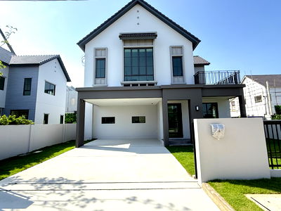 ขายบ้านเดี่ยว : 🏡 บ้านเดี่ยวหลังใหญ่ สไตล์Modern Farmhouse กับโครงการสราญสิริ พระราม 2 99/123