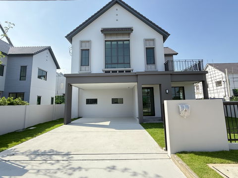 🏡 บ้านเดี่ยวหลังใหญ่ สไตล์Modern Farmhouse กับโครงการสราญสิริ พระราม 2 99/123