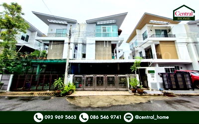 บ้านเดี่ยว เขตดอนเมือง : บ้านแฝด 3 ชั้น แกรนด์ ไอ - ดีไซน์ วิภาวดีฯ พร้อมอยู่ 