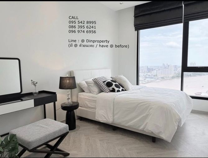 RENT Chapter Charoennakhon–Riverside 2 Beds 2 Baths LINE ID: @dinproperty
