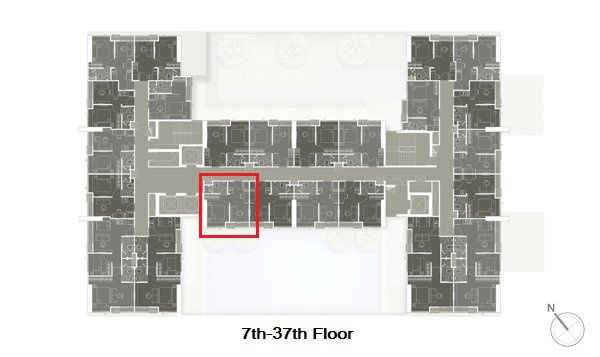 picture Condo for rent Noble Revolve Ratchada Monthly 15,000 thb. - 9/9
