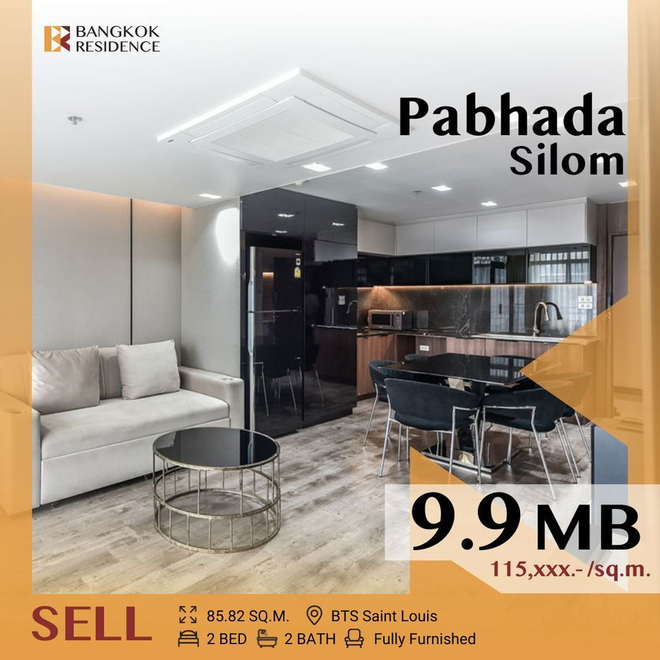 รูป  ⚡ Modern & Beautiful  unit⚡ Fully furnished, Pabhada Silom BTS Surasak - รูปที่ 1/17