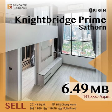 ✨Luxury condo ✨  Knightbridge Prime Sathorn near BTS Chong Nonsi