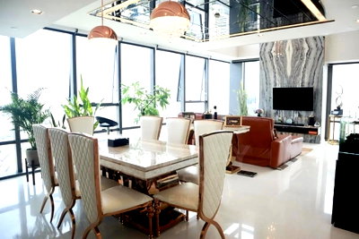 คอนโดให้เช่า : ให้เช่า คอนโดหรู The Bangkok Sathorn |  172 ตร.ม. | 1 ห้องนอน 2 ห้องน้ำ | เฟอร์ครบ พร้อมอยู่