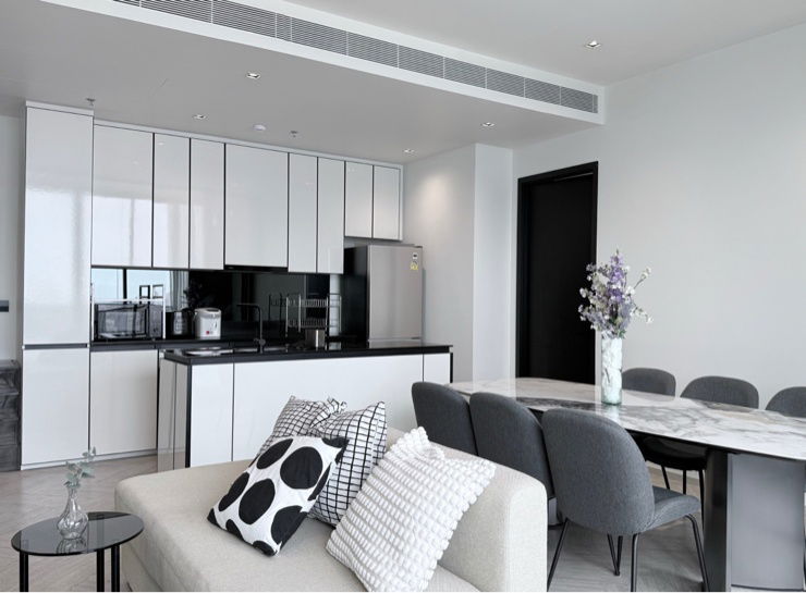 picture For rent✨ Chapter Charoennakhon - Riverside 🔥 Line ID @034etfin 📲 2 bedroom 2 bathroom ✨ BTS Krung Thon Buri 1 km. 💚 - 7/13