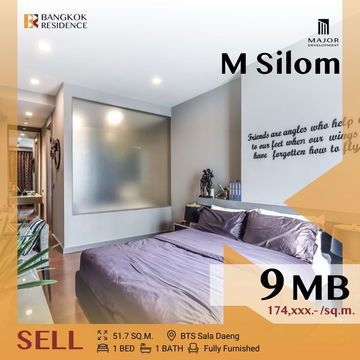  M Silom near BTS Chong Nonsi Ready-to-move-in, Prime Location Condo 