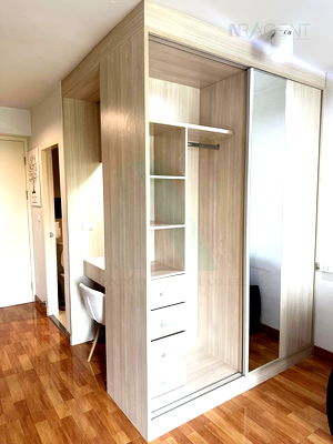 Condos for rent Lat Krabang : 🚩 For Rent Condo IRIS AVENUE ONNUCH - SUVARNABHUMI Building 5, Floor 2,Studio, Room size 28.00 sqm
