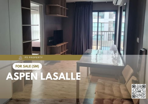 ขายด่วน 🔥 Aspen Lasalle 🔥 เฟอร์นิเจอร์ และ เครื่องใช้ไฟฟ้าครบ ใกล้ MRT ศรีลาซาล