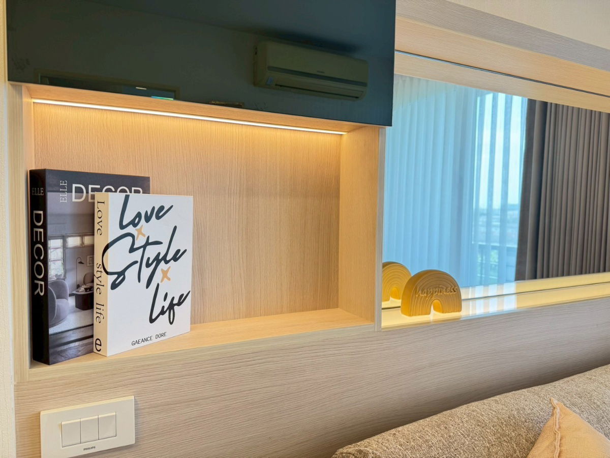 รูป 💥 คอนโด Airlink Residence ราคาดีล้านต้น ๆ เท่านั้น! ใกล้ ARL ลาดกระบัง ✈️ ขายคอนโดรีโนเวทใหม่ ห้องสวยแต่งครบ บิ้วอินทั้งห้อง พร้อมอยู่ - รูปที่ 8/12