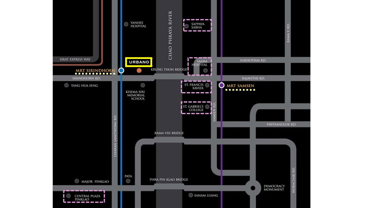 รูป ขายคอนโดริมแม่น้ำ URBANO RAJAVITHI | ชั้นสูงวิวเจ้าพระยา | 2 ห้องนอน ใกล้ MRT สิรินธร  - รูปที่ 15/17