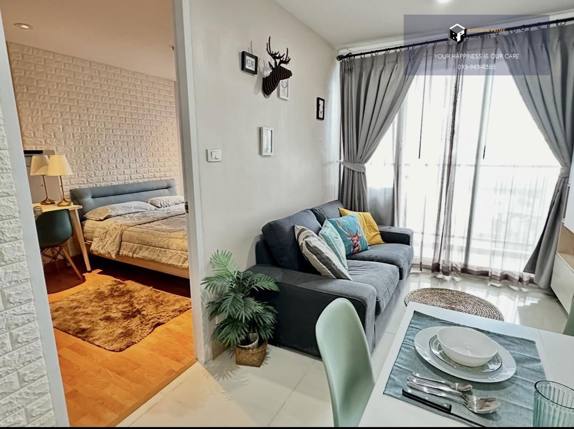 picture The President Sukhumvit 81 | 🚝Near BTS On Nut, just a 3-minute walk. Newly decorated room, ready to move in today. #2025080111252 - 4/9