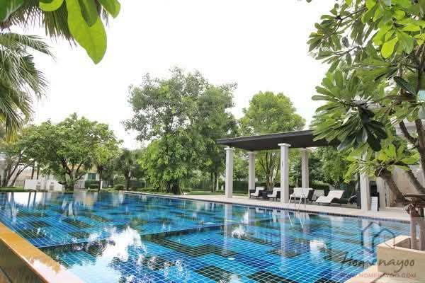 picture House for rent, detached house Life Bangkok Boulevard Rangsit, corner unit, largest in the project, fully furnished. - 25/26