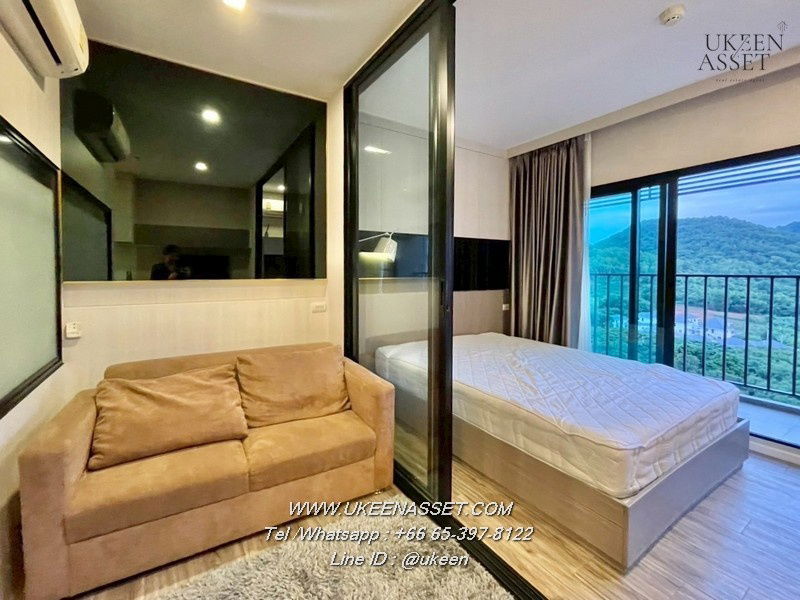 รูป UK01-316 ให้เช่าคอนโด ไนท์บริดจ์ ดิ โอเชี่ยน ศรีราชา: 1 Bedroom 30 ตรม. ชั้น 12  วิวภูเขา | พร้อมอยู่ 8,000 บาท/เดือน - รูปที่ 6/10