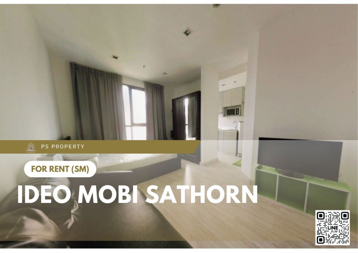 picture For rent ✨ IDEO Mobi Sathorn ✨ Fully furnished and equipped, near BTS Krung Thonburi - 1/5