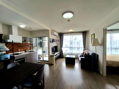 Condos for rent 700 Year Sports Arena Chiang Mai : 🏢 For Rent – D Condo Ping, Building A, 8th Floor 🌇 37 sq.m. | Nice open view toward Nimman