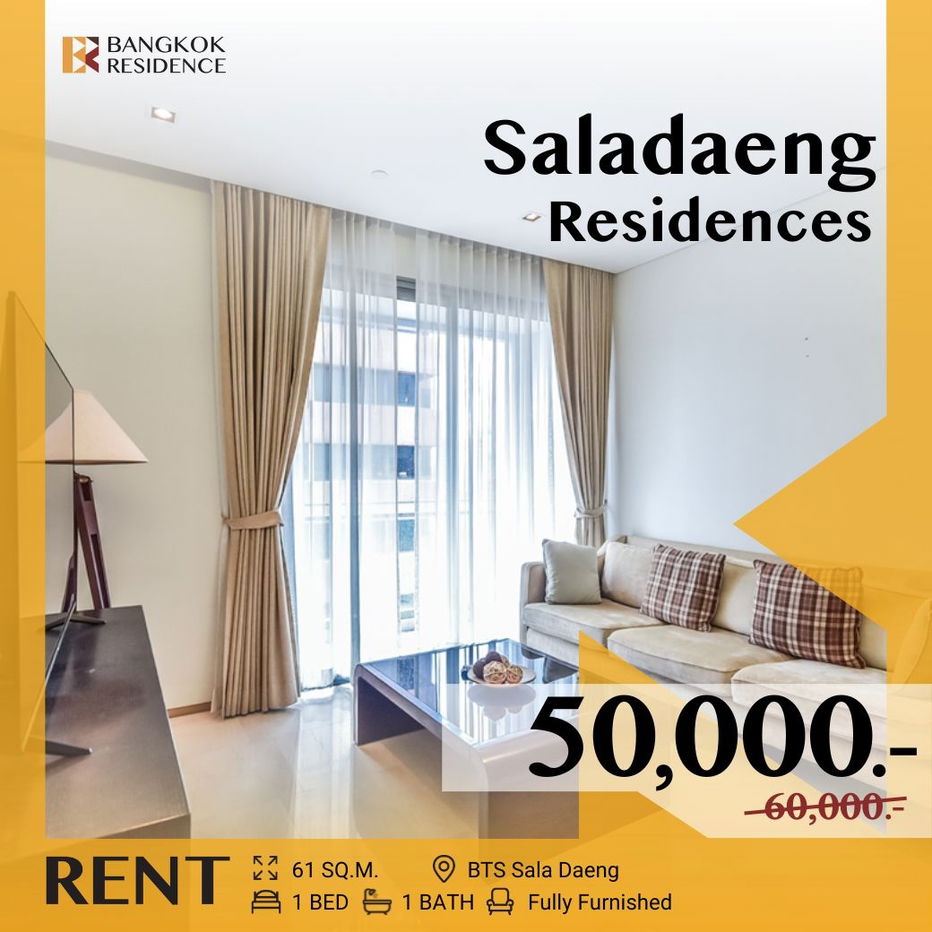 picture Saladaeng Residences 🌟 Rare Find - Elegant Living in a Prestigious,🚄 Near BTS Sala Daeng - 1/14