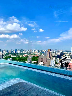 Condos for rent BTS Sala Daeng : 🎉 For Rent Condo ASHTON CHULA-SILOM Building 1, Floor 46,Studio, Room size 34.00 sqm