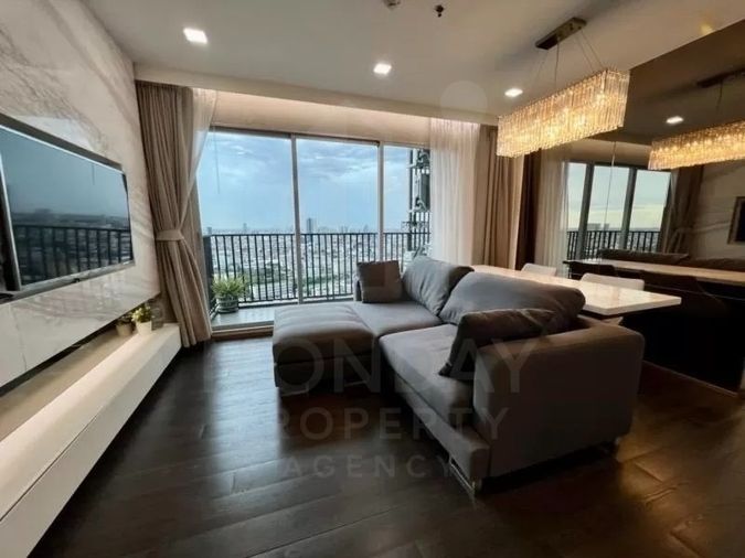 2-bed condo for rent, 57 sqm, Fuse Chan - Sathorn