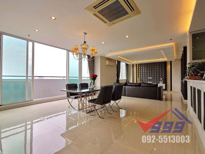 รูป ให้เช่าคอนโด เดอะโฟร์วิงส์ เรสซิเดนซ์  3 ห้องนอน Penhouse Duplex ใกล้ Brighton College Bangkok - รูปที่ 7/64