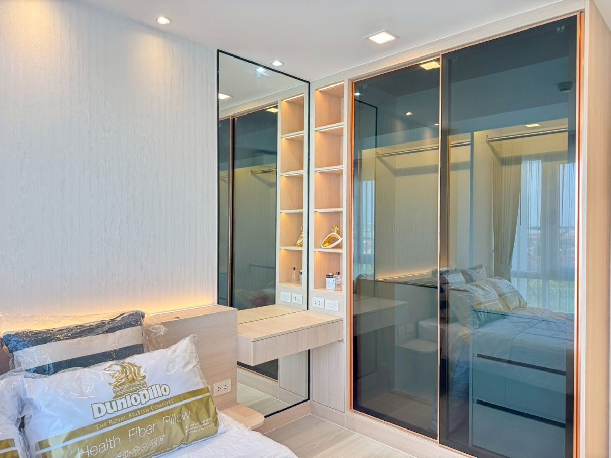 รูป 💥 คอนโด Airlink Residence ราคาดีล้านต้น ๆ เท่านั้น! ใกล้ ARL ลาดกระบัง ✈️ ขายคอนโดรีโนเวทใหม่ ห้องสวยแต่งครบ บิ้วอินทั้งห้อง พร้อมอยู่ - รูปที่ 10/12