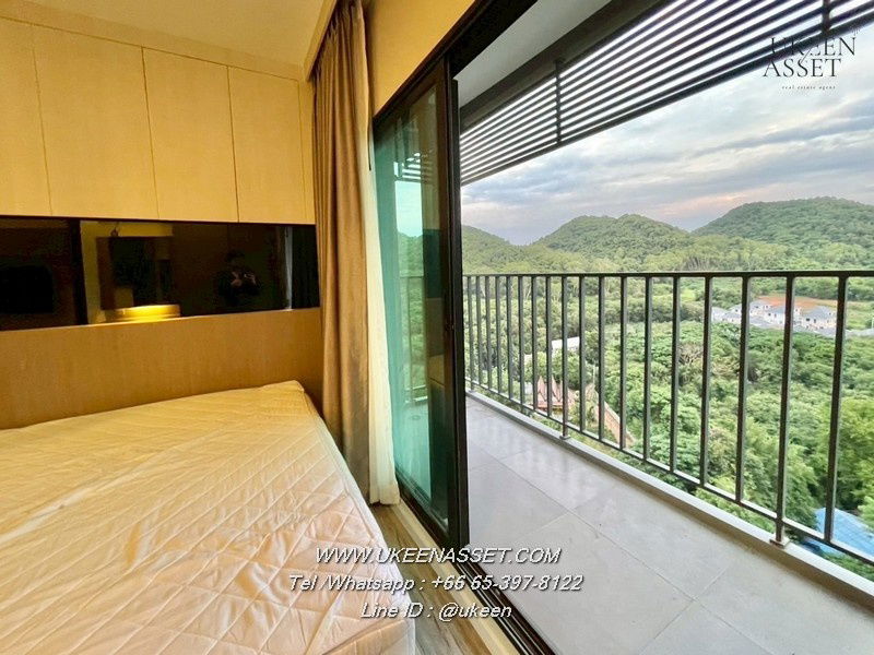 รูป UK01-316 ให้เช่าคอนโด ไนท์บริดจ์ ดิ โอเชี่ยน ศรีราชา: 1 Bedroom 30 ตรม. ชั้น 12  วิวภูเขา | พร้อมอยู่ 8,000 บาท/เดือน - รูปที่ 3/10
