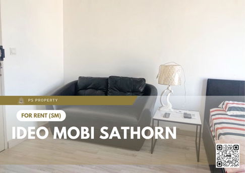 For rent ✨ IDEO Mobi Sathorn ✨ Fully furnished and equipped, near BTS Krung Thonburi