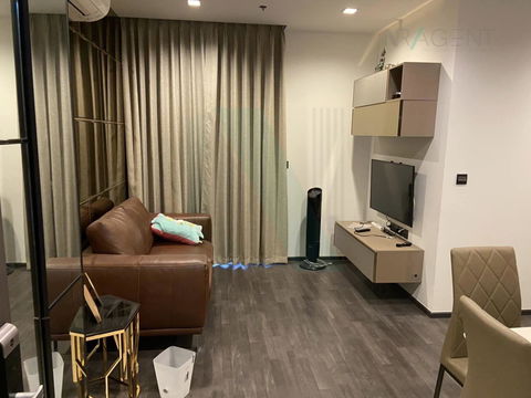 ให้เช่าคอนโด เดอะ ไลน์ อโศก-รัชดา อาคาร 1 ชั้น 16 1 ห้องนอน พลัส ขนาด 46.00 ตรม ใกล้ ฟอร์จูนทาวน์