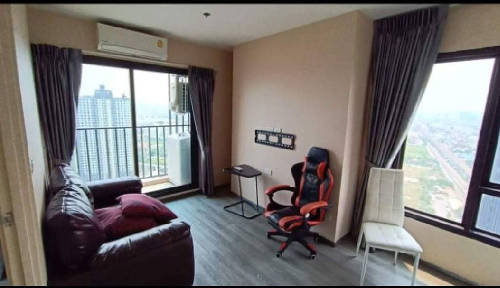 picture 🥳[Rent-RAR2508-2097] Rich Park @ Triple Station. Fl.30*Washing machine *Near ARL Hua Mak💚Line id: @thefirstagent** - 5/7