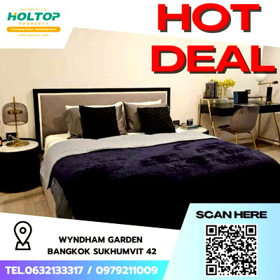 คอนโดให้เช่า : #Z1729 ให้เช่าคอนโด Wyndham Garden Bangkok Sukhumvit 42