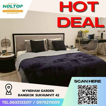 #Z1729 ให้เช่าคอนโด Wyndham Garden Bangkok Sukhumvit 42