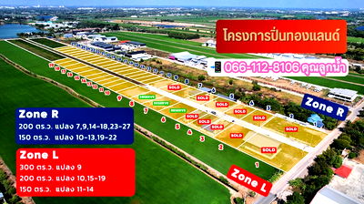Land for sale Bang Bua Thong Nonthaburi : Land with warehouse, Pinthong Land Project