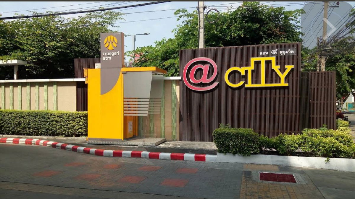 รูป ขาย คอนโดแอทซิตี้สุขุมวิท101/1  1ห้องนอน 1ห้องนำ้ 35.19ตรม. (ราคาต่อรองได้) - รูปที่ 9/13