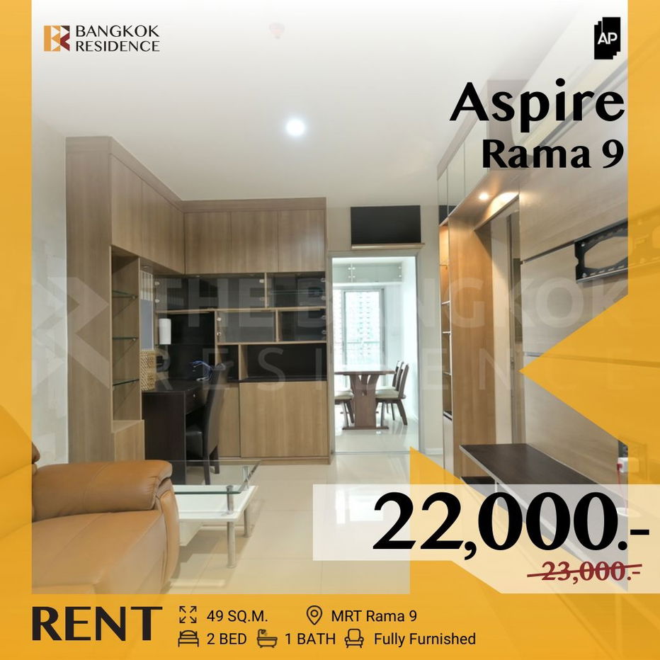 รูป Aspire Rama 9 🌟 ตอบโจทย์ทุกไลฟ์สไตล์  ใกล้ MRT พระราม 9 - รูปที่ 1/10
