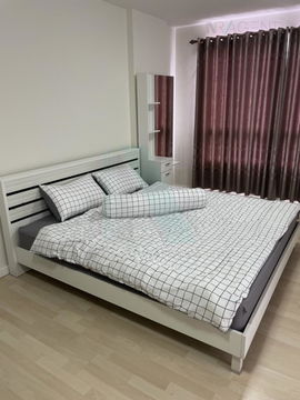 For rent, D Condo Ramkhamhaeng 64 STUDIO, 4th floor, Building A, near UOB Bank.