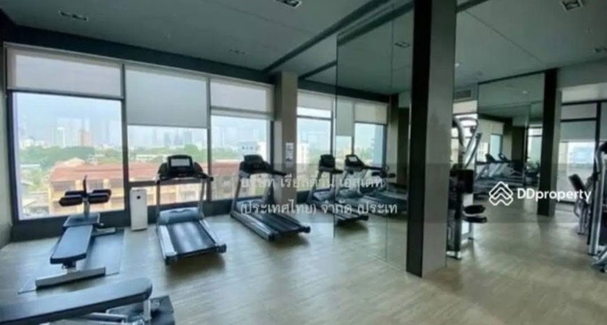 picture P1127 Condo for rent Amber by Eastern Star, next to MRT, purple, open view, built-in room, beautifully decorated, ready to move in. - 12/15