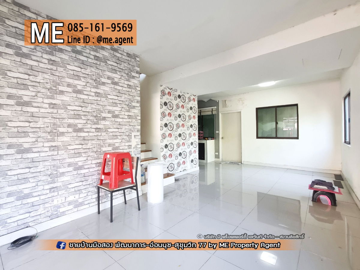 picture For Sale Townhouse Pruksa Ville 57 pattanakran 32 30 SQW. Near Ekkamai, Thonglor, Sukhumvit, call 064-954-9619 (TB56-30) - 7/23